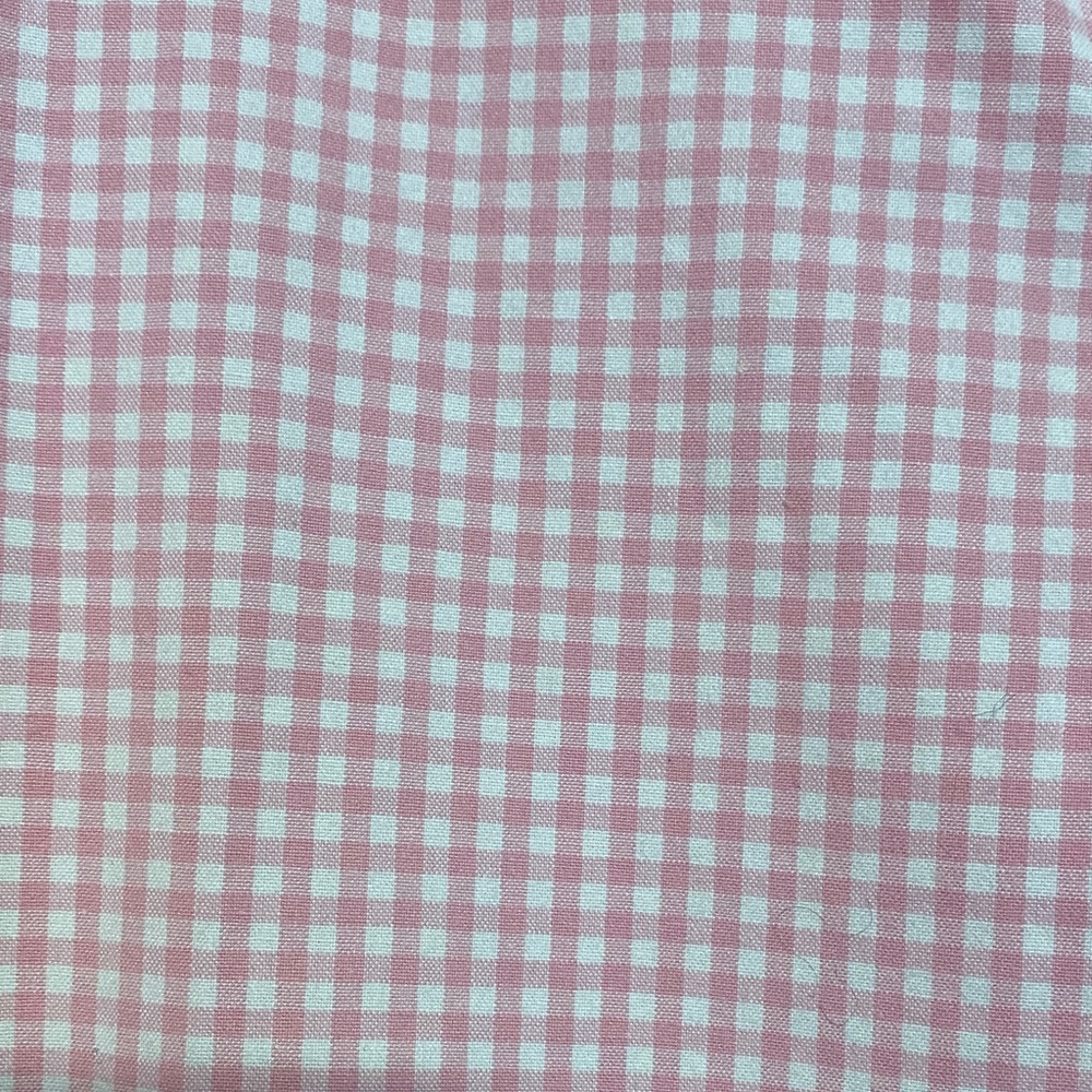 Talbots Pink and White Gingham Perfect Crop Pants - Picture 2 of 4